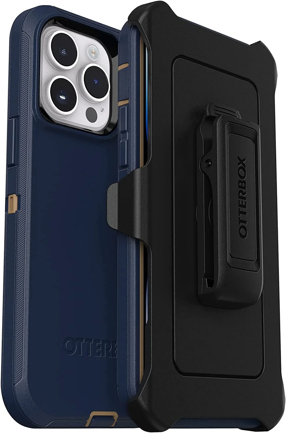 OtterBox Defender Series SERIES SCREENLESS EDITION for iPhone 14 Pro Max (ONLY) - BLUE SUEDE SHOES (Blue)