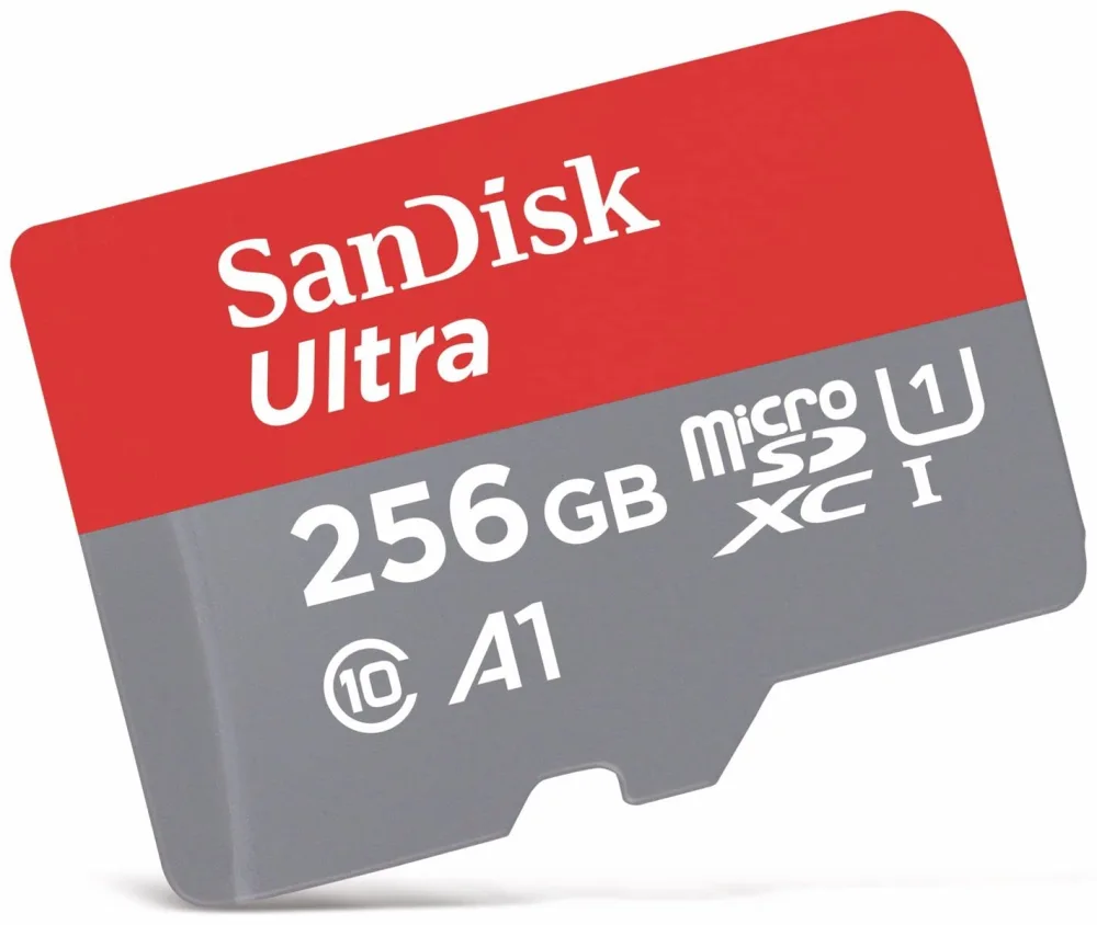 [Older Version] SanDisk 256GB Ultra microSDXC UHS-I Memory Card with Adapter - 100MB/s, C10, U1, Full HD, A1, Micro SD Card - SDSQUAR-256G-GN6MA