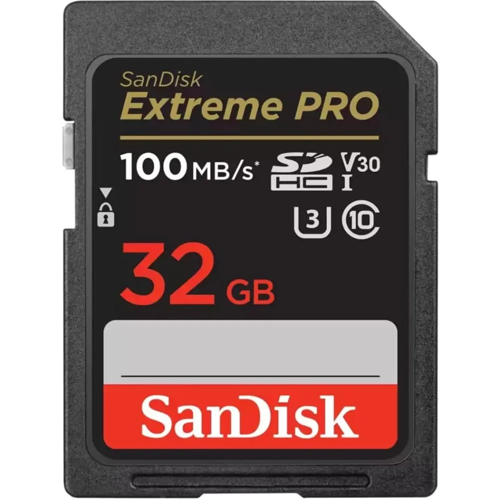 SanDisk Extreme Pro 32GB SDHC UHS-I Card (SDSDXXG-032G-GN4IN)