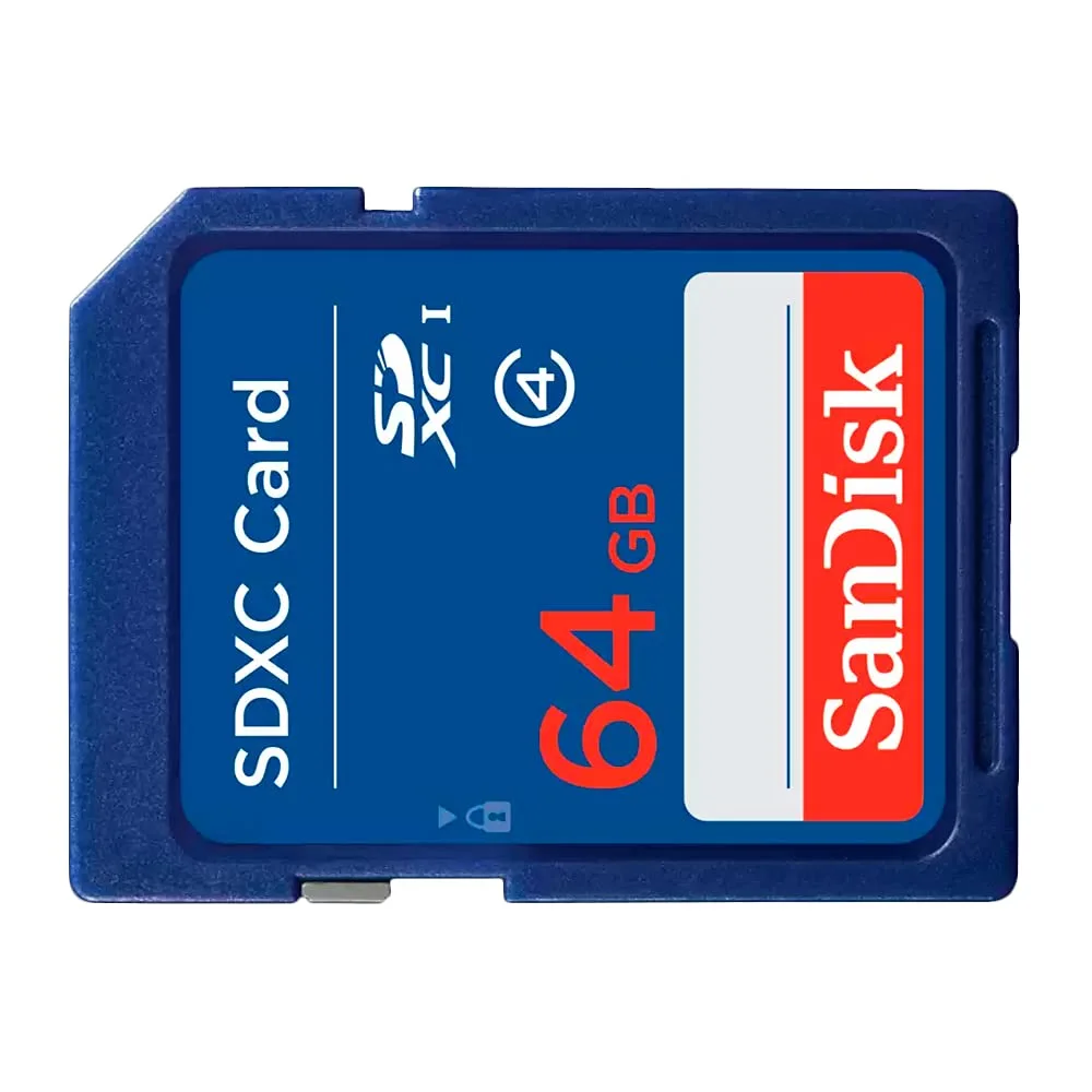 SanDisk 64GB Class 4 SDXC Flash Memory Card- SDSDB-064G-B35 (Label May Change)