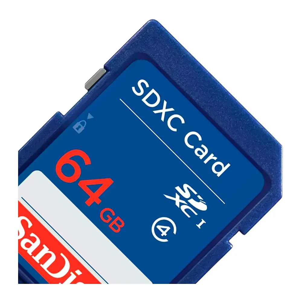 SanDisk 64GB Class 4 SDXC Flash Memory Card- SDSDB-064G-B35 (Label May Change)