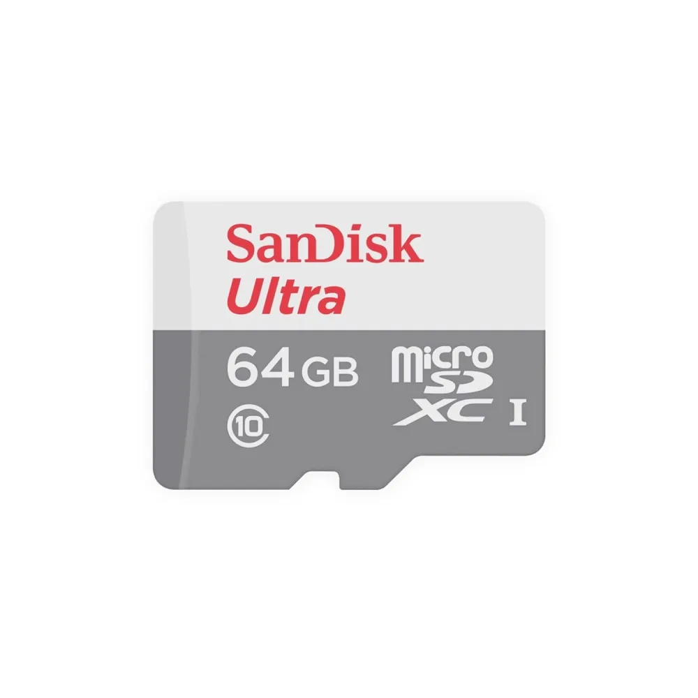 Sandisk Ultra - Flash Memory Card - 64 GB - MicroSDXC UHS-I (SDSQUNC-064G-AN6IA)