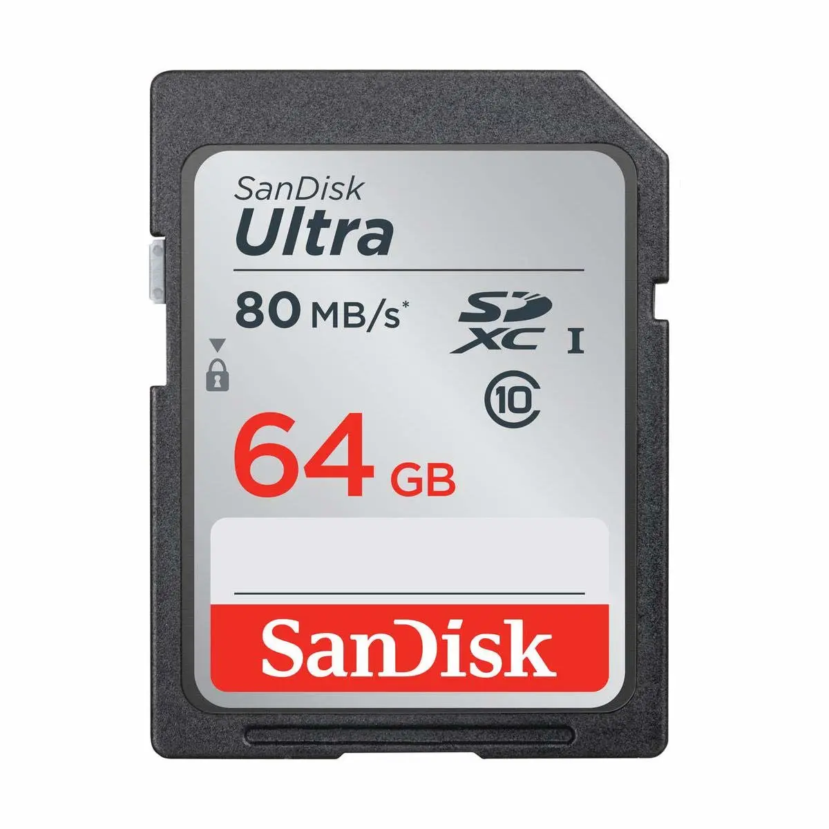Sandisk Ultra SDXC 64GB 80MB/S C10 Flash Memory Card (SDSDUNC-064G-AN6IN)