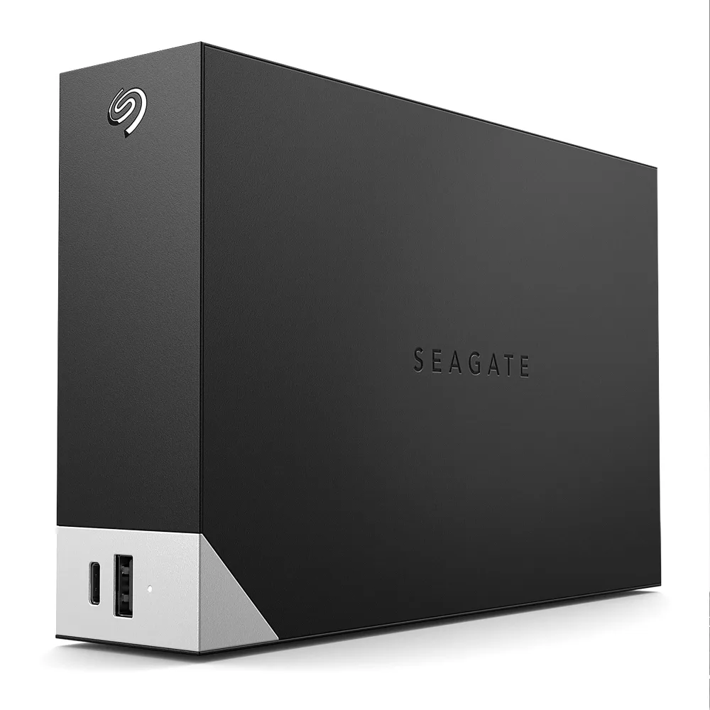 Seagate One Touch Hub 12TB External Hard Drive Desktop HDD – USB-C and USB 3.0 port, for Computer Desktop Workstation PC Laptop Mac (STLC12000400)