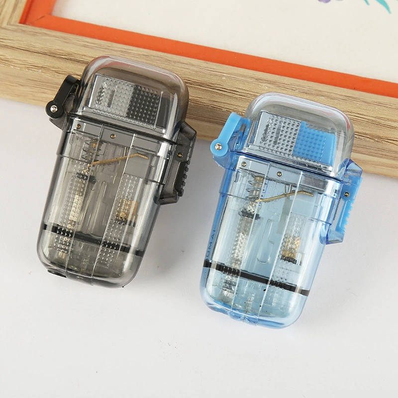 AM127 Transparent Plastic Waterproof Lighter