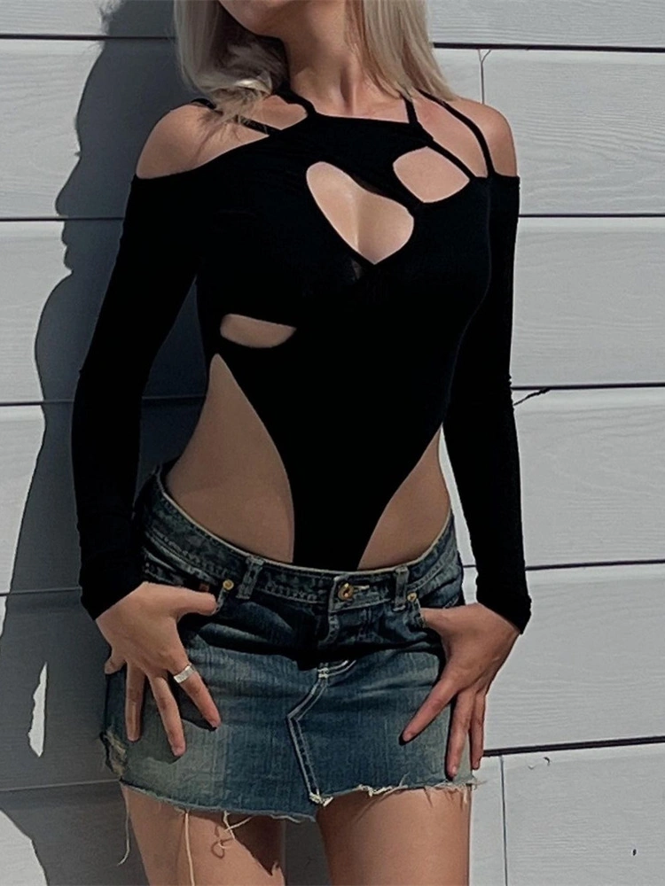 Personalized Cutout Off-the-shoulder Top