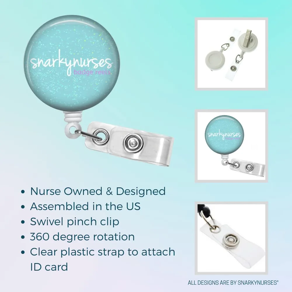 Funny I'm Extra Avocado Nurse Badge Reel - Cute Retractable ID Holder for RNs - RT Pull Clip - Gift for Nursing Students