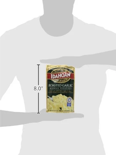 Idahoan Mashed Potatoes, Roasted Garlic, 4 oz