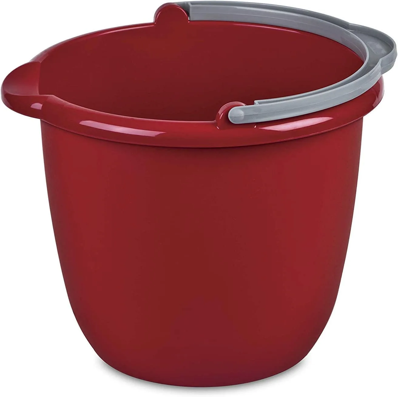 JOEY'Z 10QT (9.5L) Heavy Duty Sturdy Spout Pail Bucket with Durable Grip Handle for Cleaning, Mopping, Projects, Storage, Paint