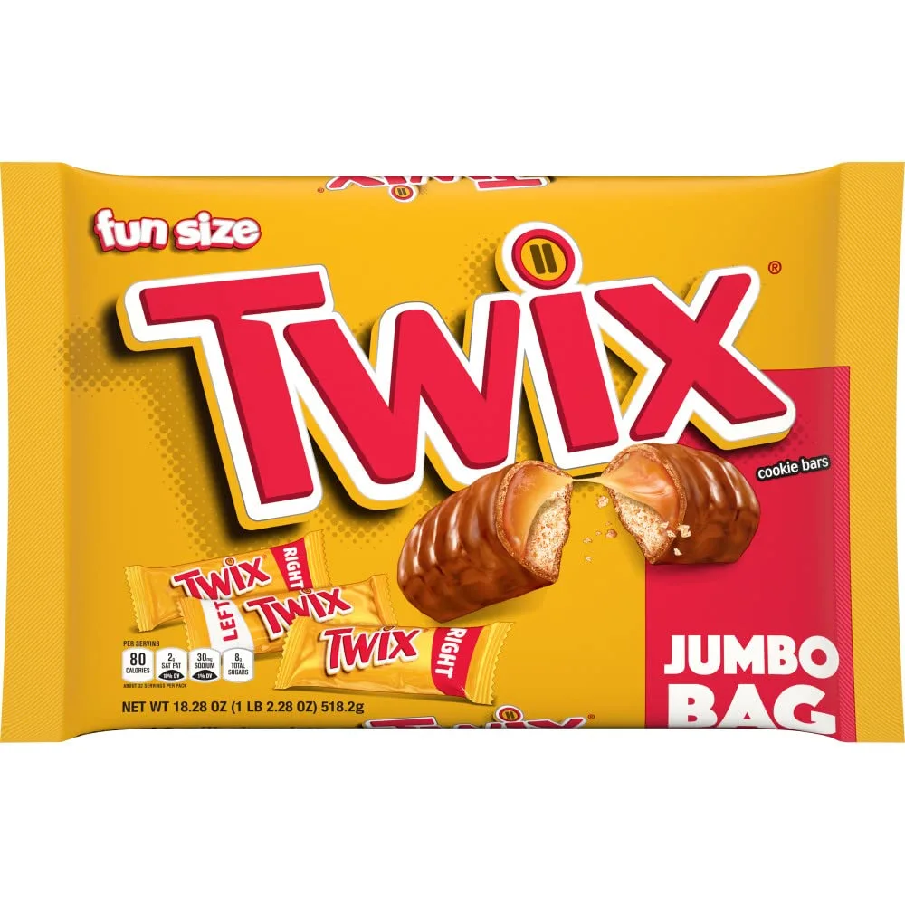 TWIX CARAMEL FUN SIZE 18.28 OUNCE