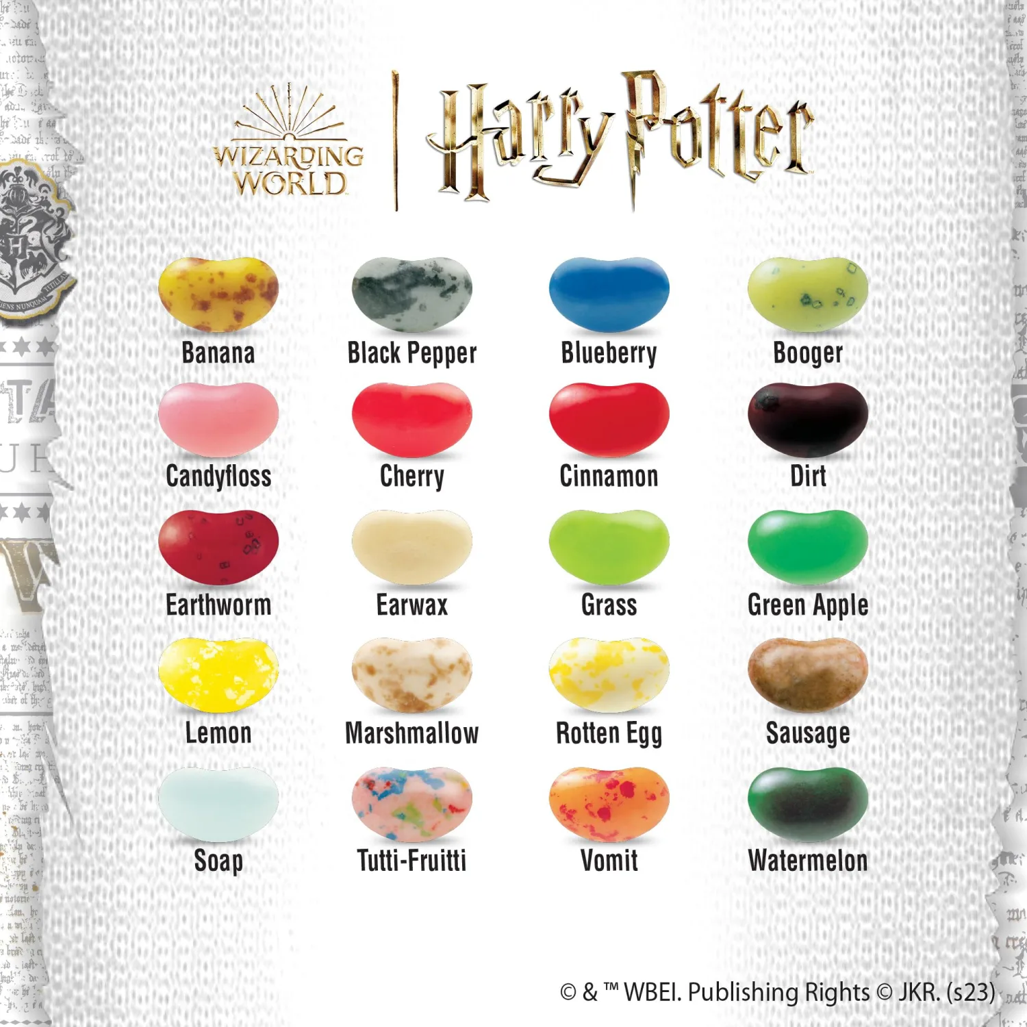 Harry Potter™ Bertie Bott's Every Flavour Beans, 1.2 oz Box, 6 Pack