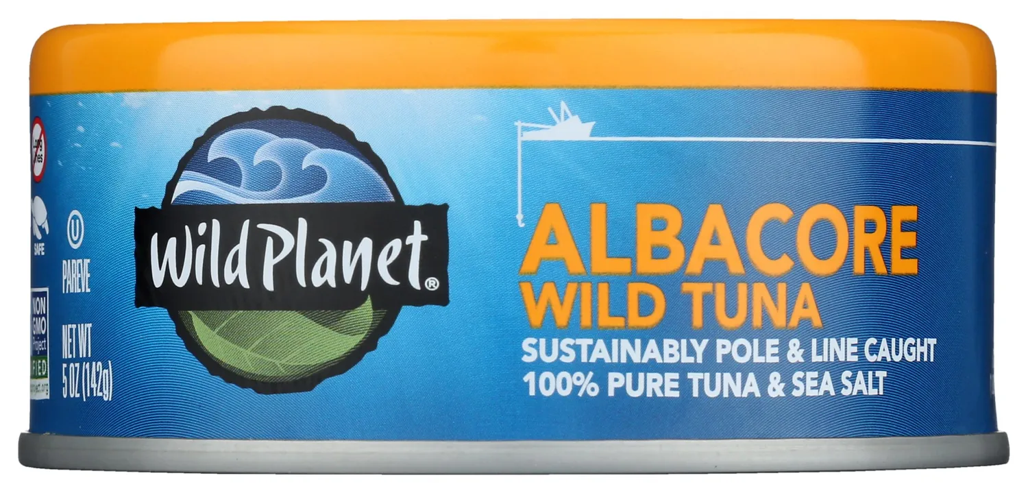 Wild Planet Sustainably Caught Wild Albacore Tuna, Cans, 5 oz