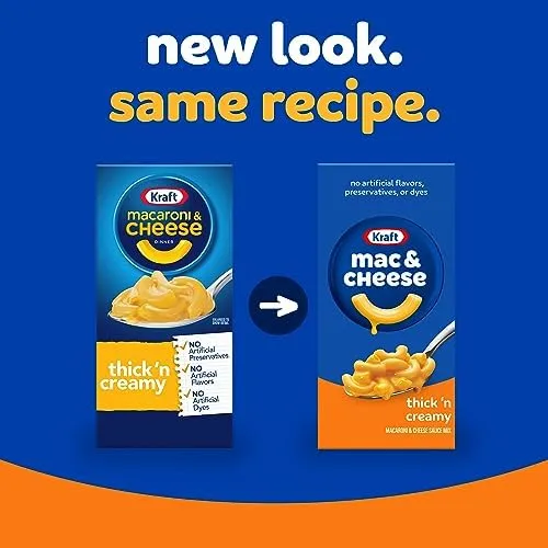 Kraft Thick 'n Creamy Mac & Cheese Macaroni and Cheese Dinner, 7.25 oz Box