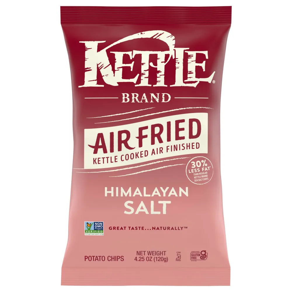 KETTLE FOODS Air Fried Himalayan Salt Chips, 4.25 OZ