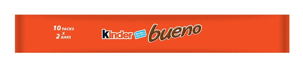 Kinder Bueno bar, Hazelnut, 1.51 Ounce (Pack of 10)