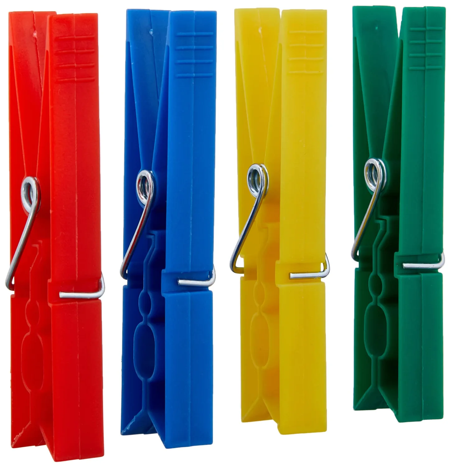 Honey-Can-Do Colored Plastic Clothespins, 100-Pack