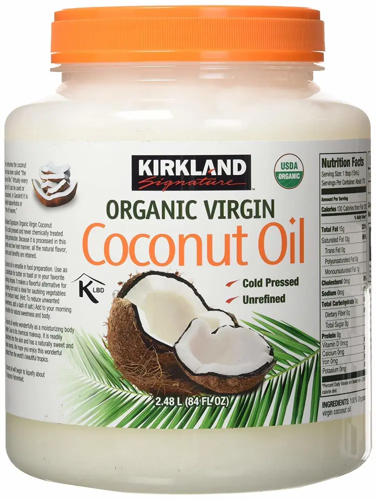 Kirkland Organic Virgin Coconut Oil - 2.48 kg Tub