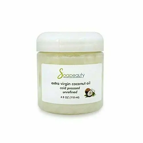 EXTRA VIRGIN COCONUT OIL Unrefined Cold-Pressed Natural Beauty/Cooking (8 OZ)