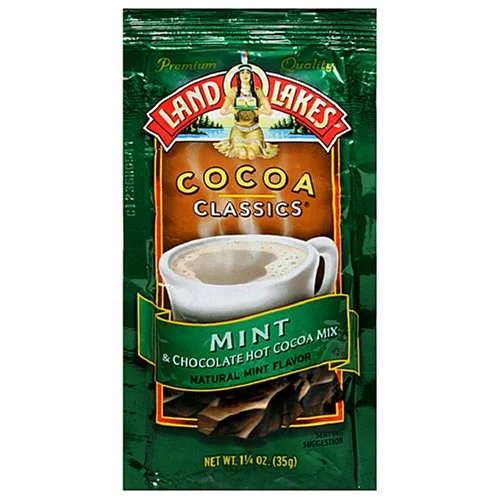 Land O Lakes Cocoa Classics, Mint & Chocolate Hot Cocoa Mix, 1.25-Ounce Packets (Pack of 72)