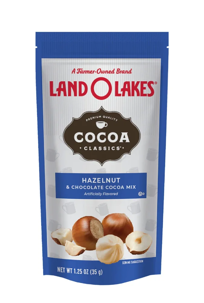 Land O Lakes Cocoa Classics, Hazelnut & Chocolate Hot Cocoa Mix, 1.25-Ounce Packets (Pack of 72)