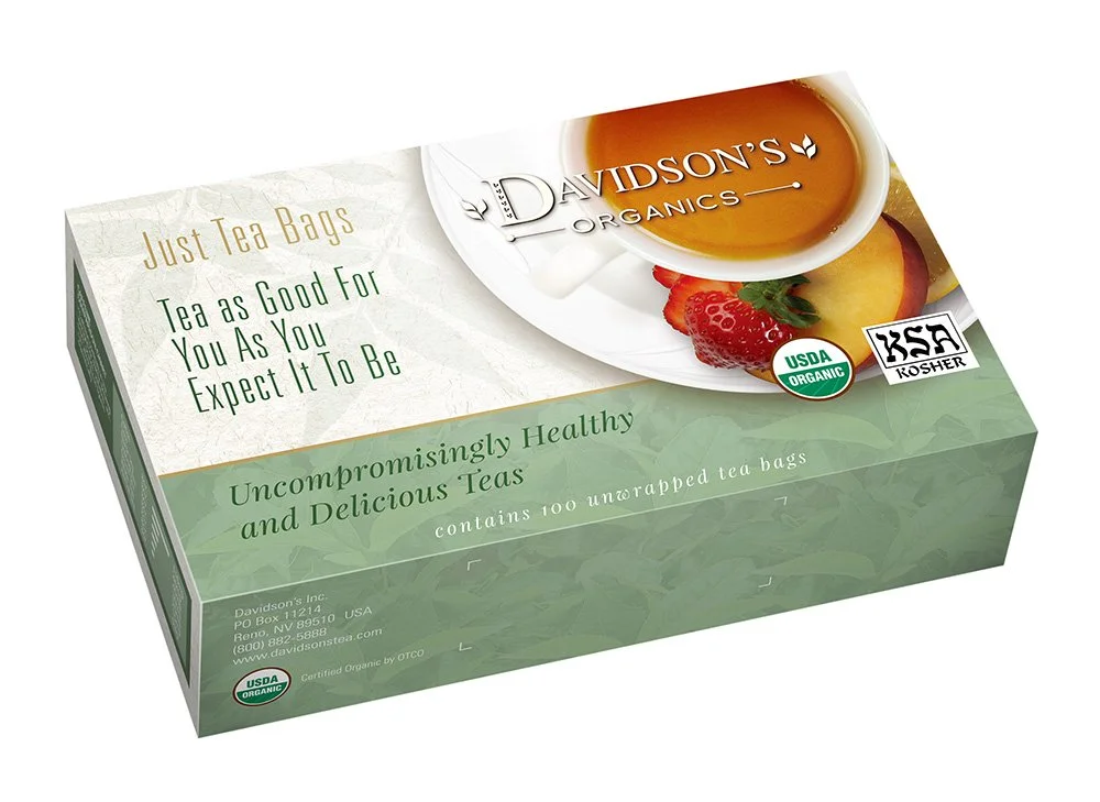 Davidson's Organics, Vanilla Cream Spice, 100-count Unwrapped Tea Bags