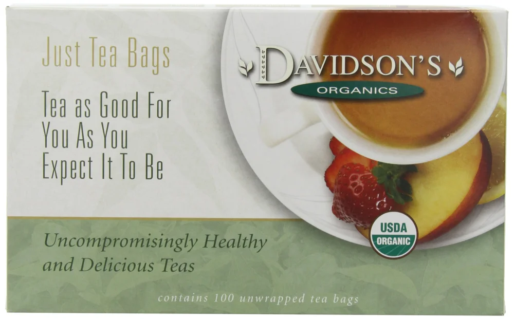 Davidson's Organics, Keemun Congou, 100-count Unwrapped Tea Bags