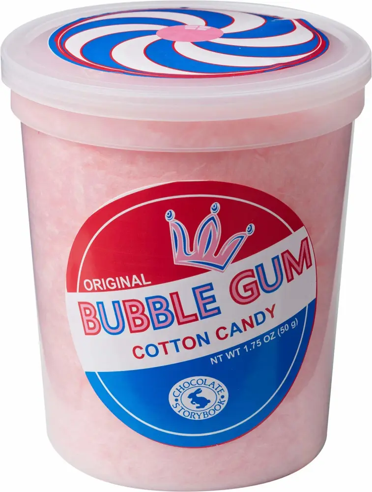 Bubblegum Gourmet Flavored Cotton Candy – Unique Idea for Holidays, Birthdays, Gag Gifts, Party Favors