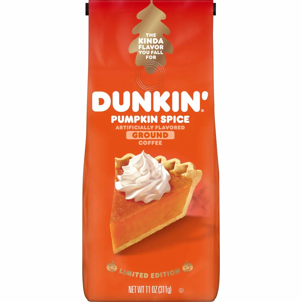 Dunkin' Pumpkin Spice Flavored Ground Coffee, 11 Ounces