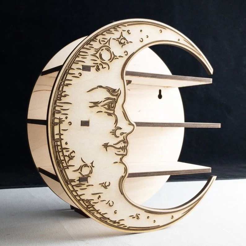 Indie Station Amazon Explosion Model Moon Crystal Shelf