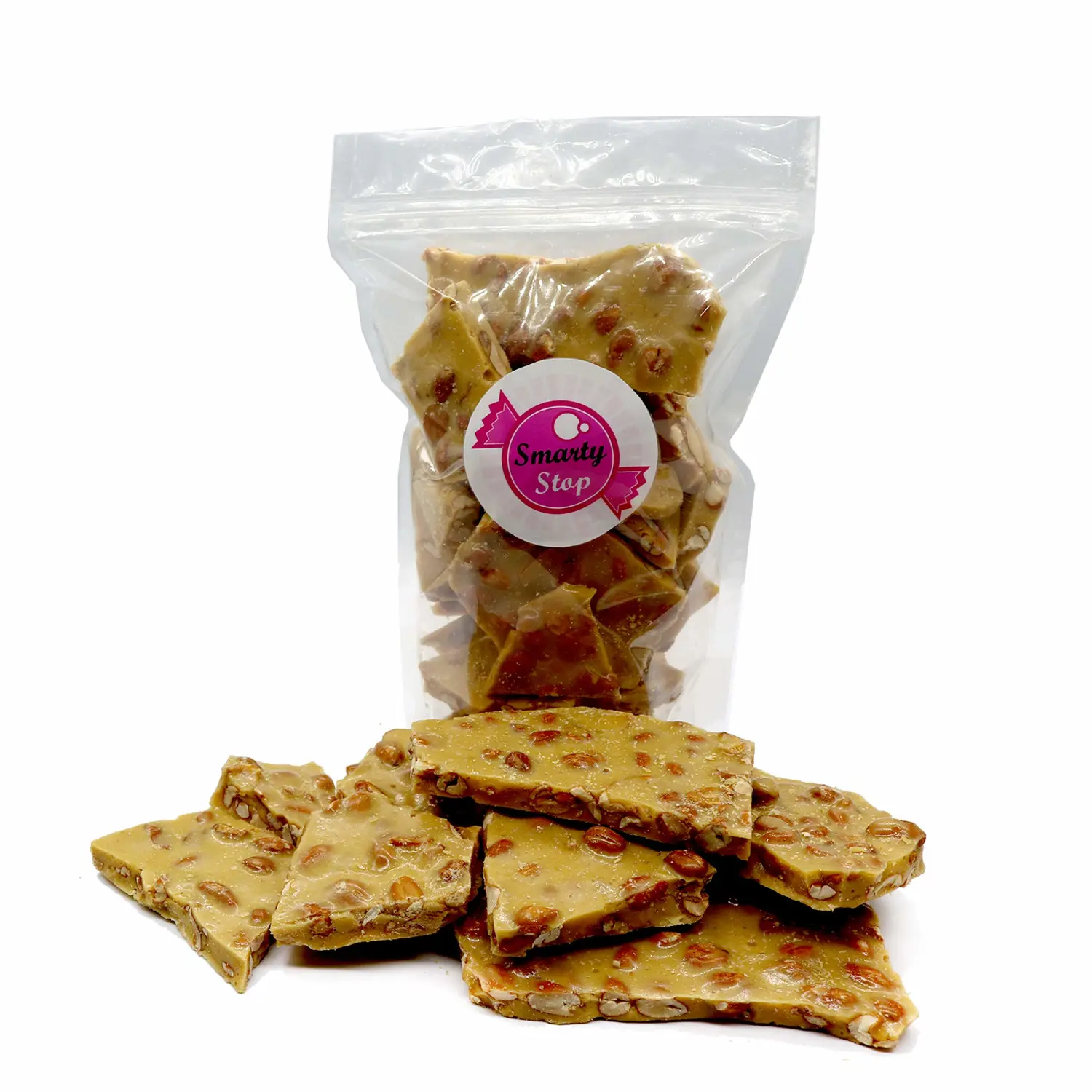 Home Style Peanut Brittle Candy by Smarty Stop (2 Pound (Pack of 1))