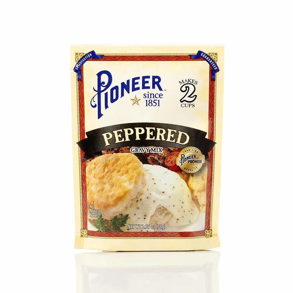 Pioneer Brand Peppered Gravy Mix (2.75 oz Packets) 3 Pack