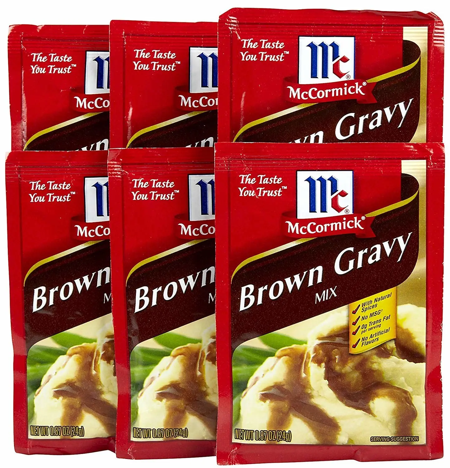 McCormick Brown Gravy Mix - 0.87 oz - 6 pk