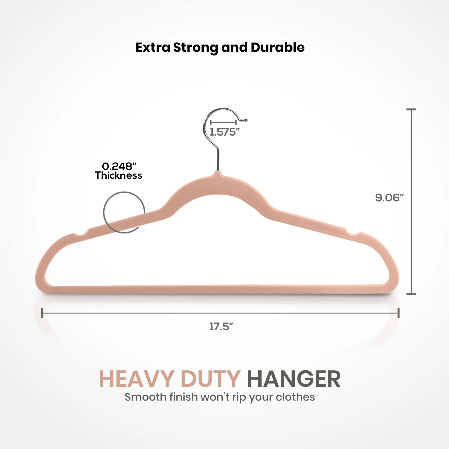 Utopia Home Velvet Hangers 30 Pack - Non-Slip Clothes Hanger Pink with 360 Degree Rotatable Hook - Heavy Duty Coat Hanger - Pants Hangers