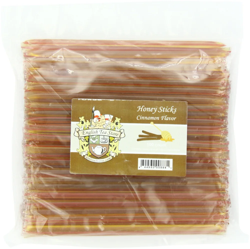 English Tea Store Ets Honey Sticks, Cinnamon, 100 Count