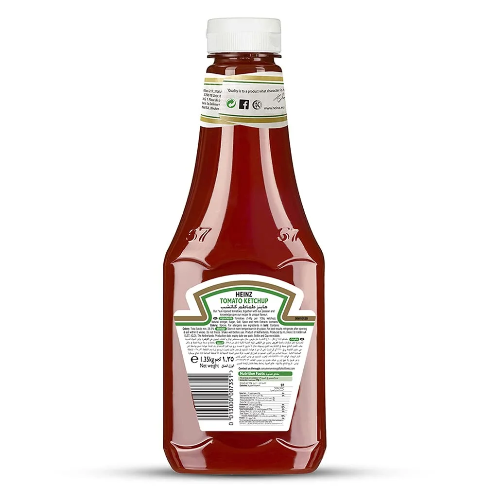 Heinz Ketchup, Tomato, 44 Oz (Pack of 3)