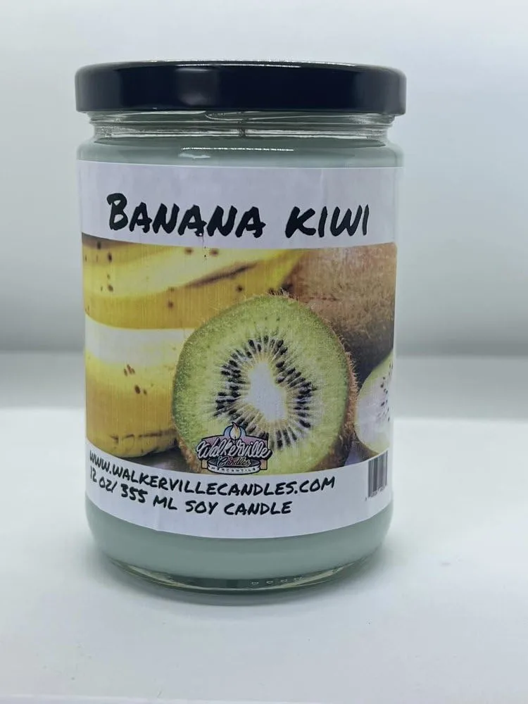 Banana Kiwi 12 oz Soy Candle