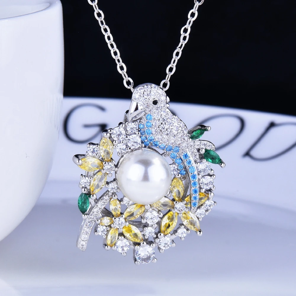 New Forest Series Xuanfeng Parrot Necklace Female