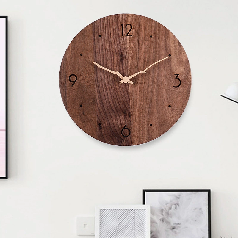 Walnut Wood Wall Clock Pointer Accessories 1214-inch