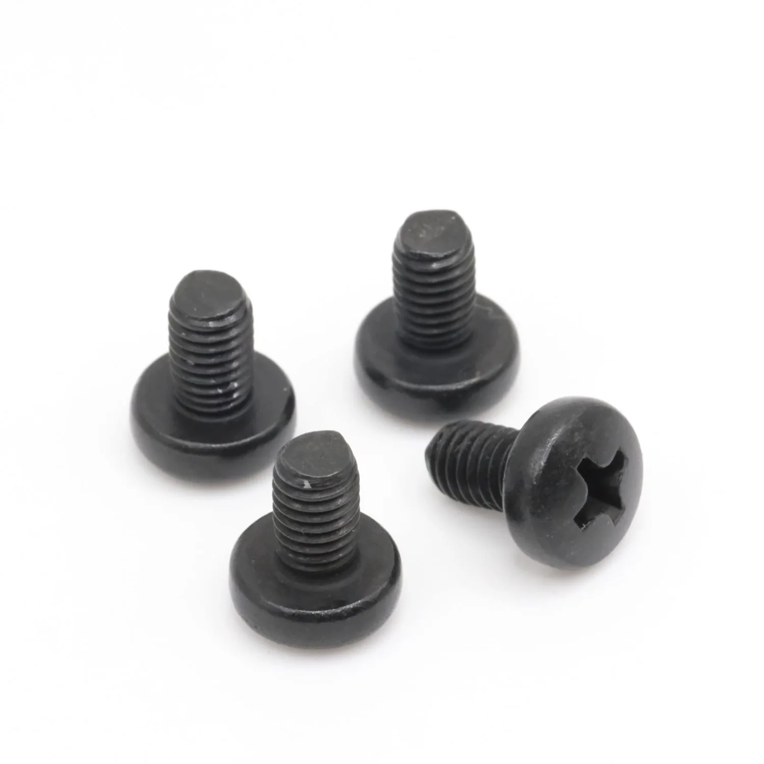 ReplacementScrews Rear License Plate Screws Compatible with Tesla Model Y (My) - Stainless Steel - Black Oxide - Medium Length (Pack of 4)