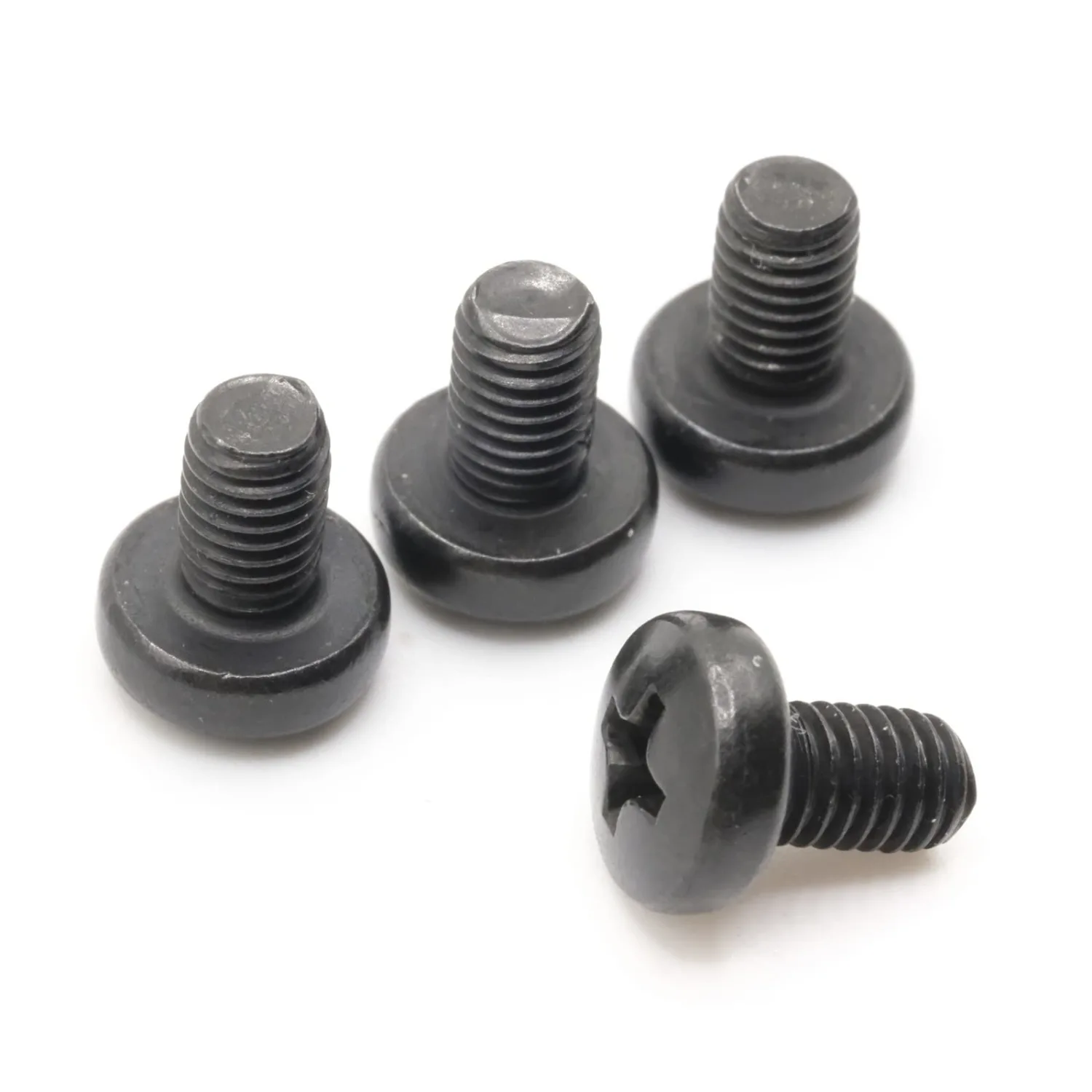 ReplacementScrews Rear License Plate Screws Compatible with Tesla Model Y (My) - Stainless Steel - Black Oxide - Medium Length (Pack of 4)