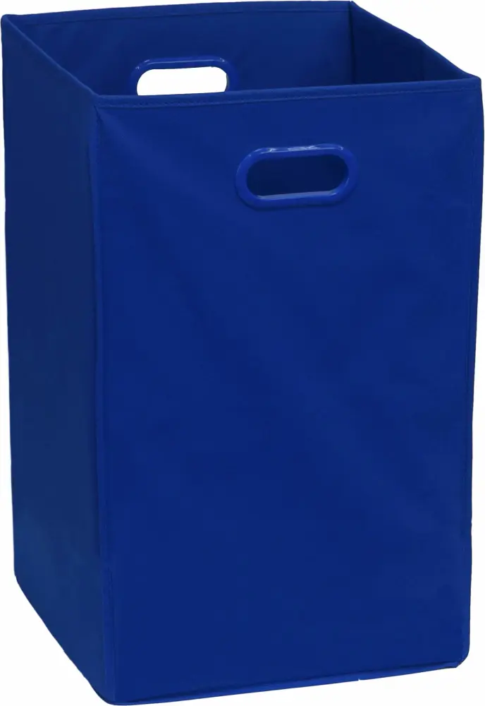 Simple Houseware Foldable Closet Laundry Hamper Basket, Dark Blue