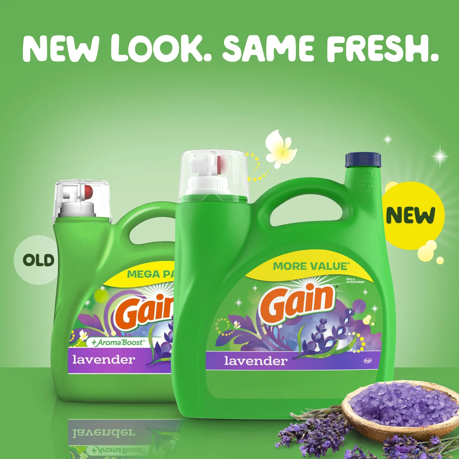 Gain + Aroma Boost Liquid Laundry Detergent Lavender Scent 107 Loads 154 fl oz HE Compatible