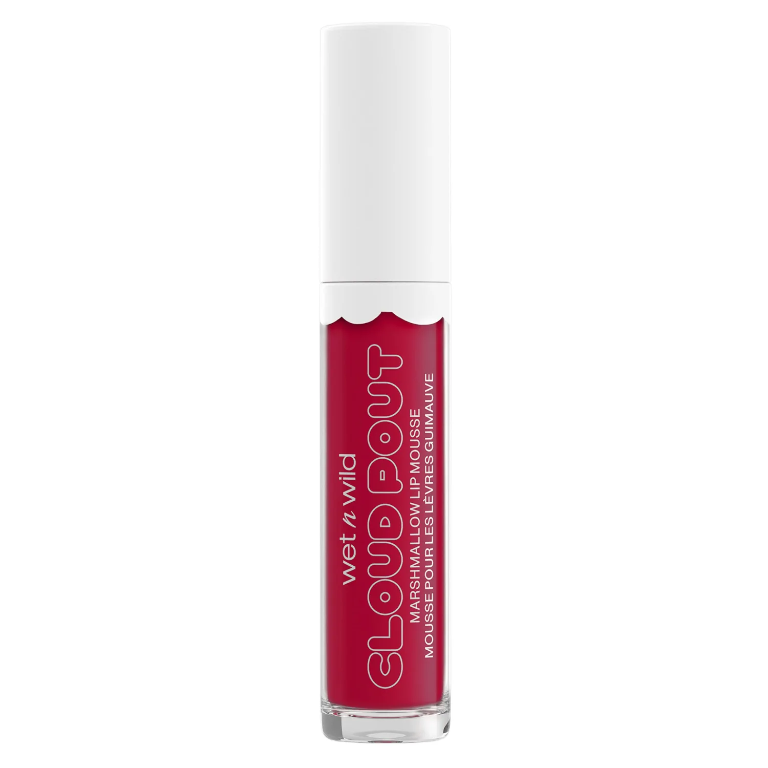 wet n wild Cloud Pout Marshmallow Matte Liquid Lipstick Mousse Hot Pink Don't Sugarcoat It