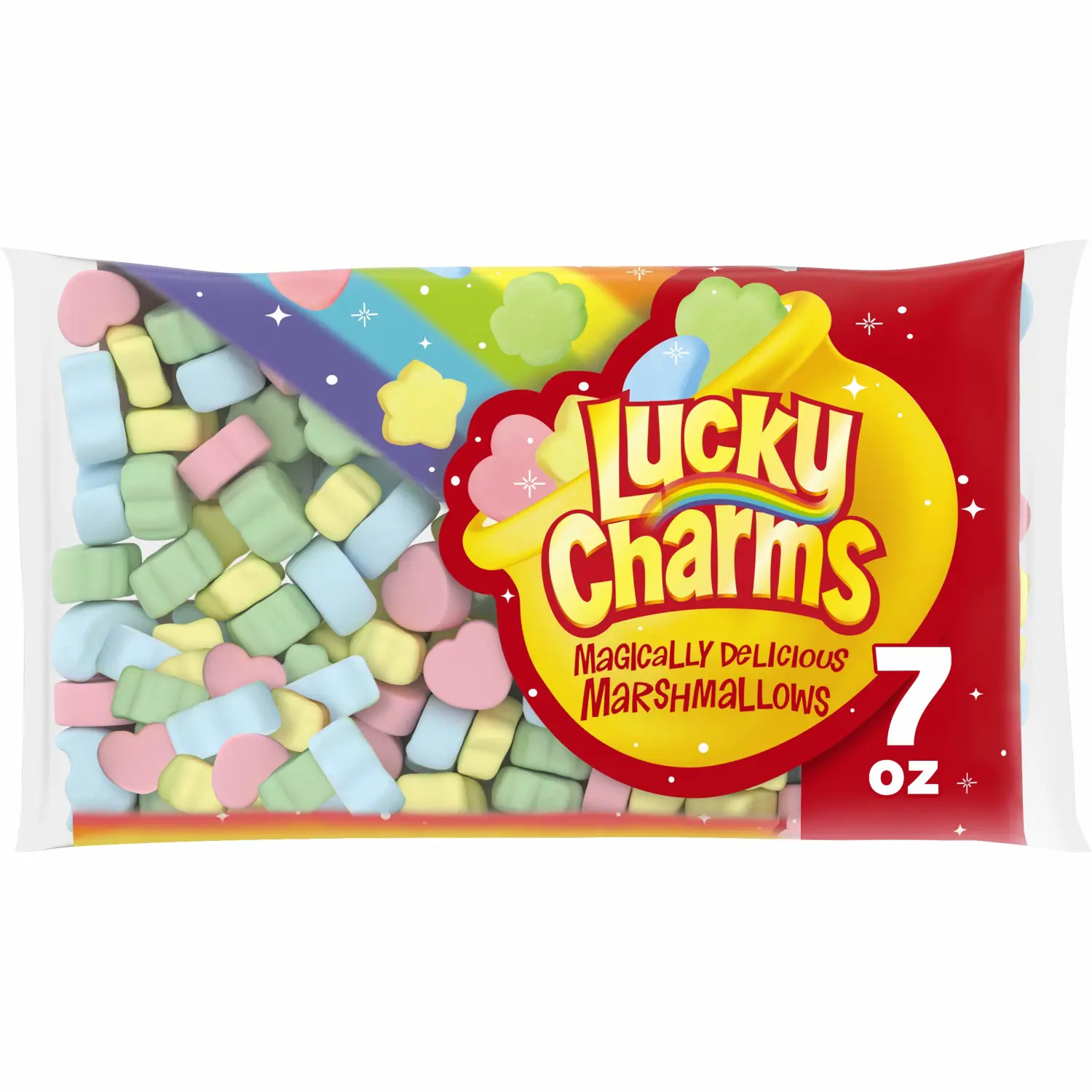Jet-Puffed Lucky Charms Magically Delicious Marshmallows, 7 oz. Bag