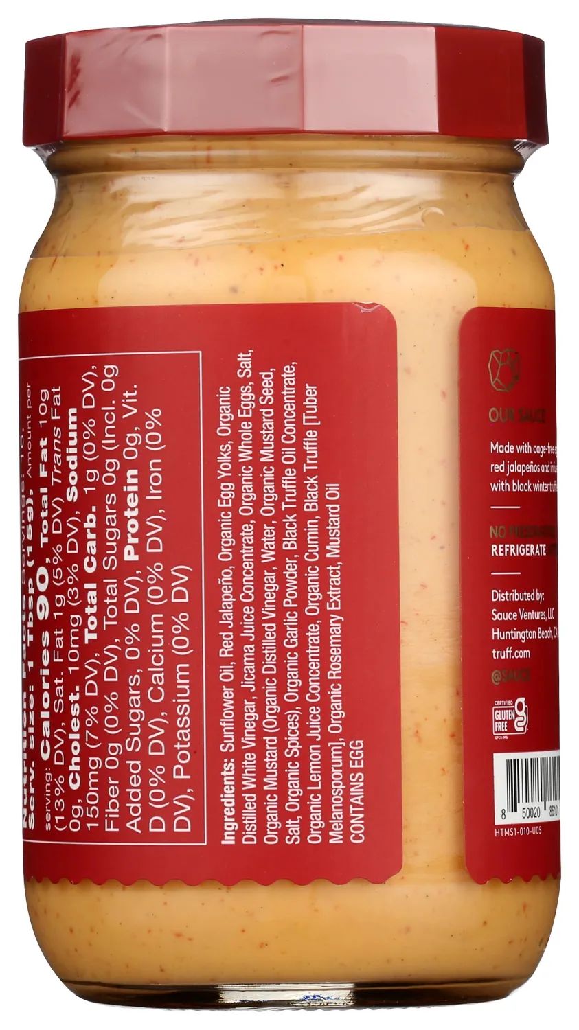 TRUFF Black Truffle Infused Spicy Mayonnaise, 8 FL