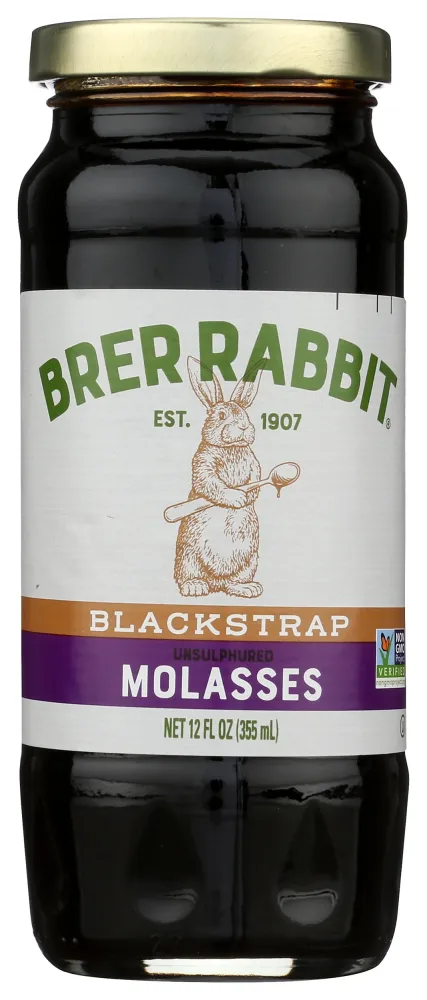 Brer Rabbit Unsulphured Molasses, Blackstrap, 12 Ounce