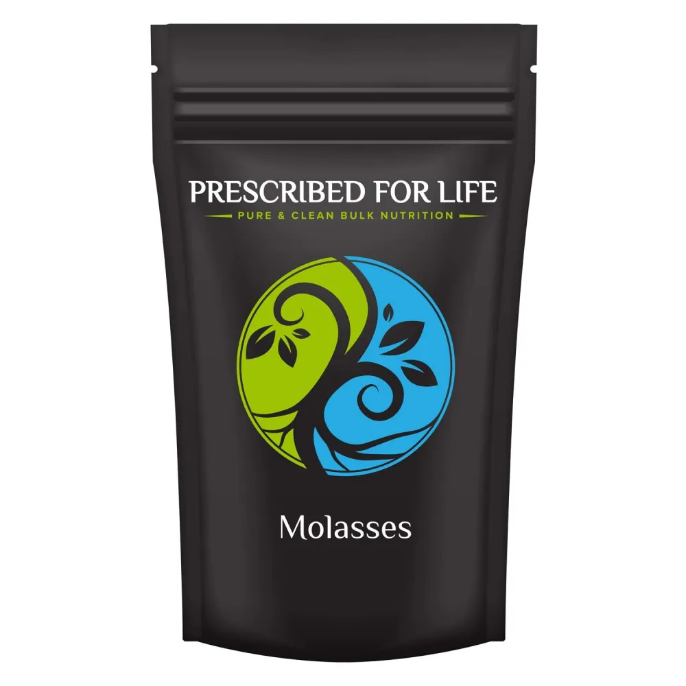 Prescribed for Life Molasses Powder, Natural Unsulfured Blackstrap Molasses, Rich in Iron, Vitamins, and Minerals, Gluten Free, Vegan, Non GMO (25kg / 55lb)