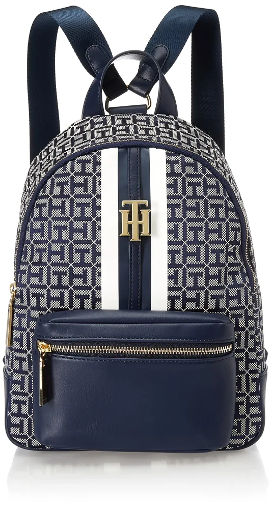 Tommy Hilfiger Womens Jaden Plus BACKPACK, Light Stone/Navy