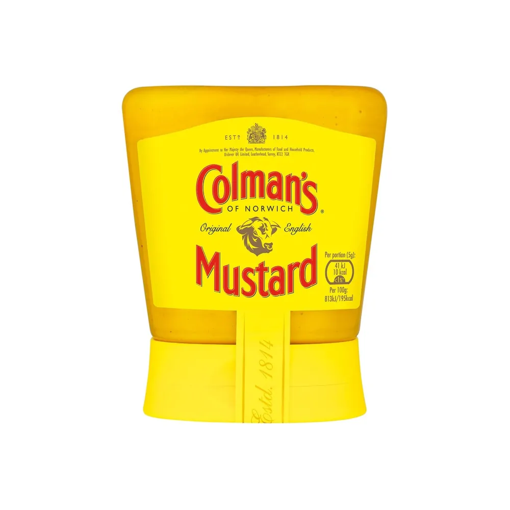 Colman's Original English Squeezy Mustard Imported From The UK England The Best Of British Mustard