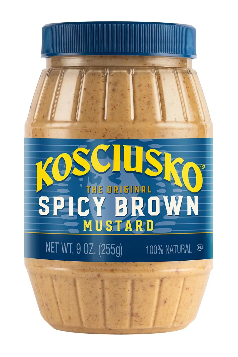 Kosciusko Zesty Spicy Brown Mustard 9 Oz (Pack of 4)